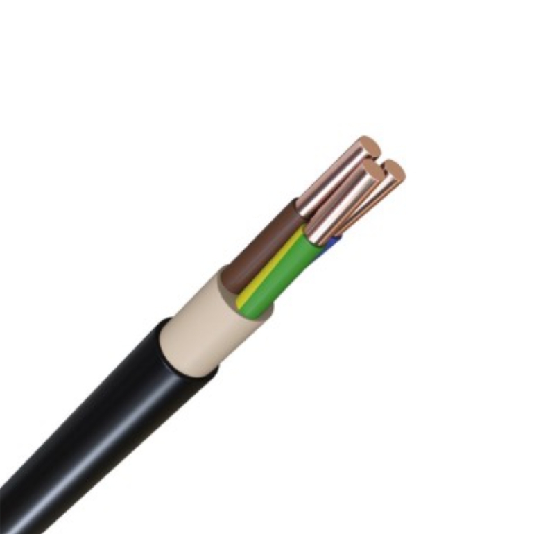 25m NYY-J 3x2,5 mm² Erdkabel Elektro Strom Kabel Kupfer eindrähtig 