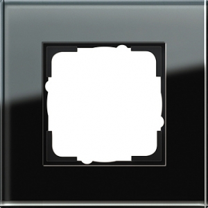 Gira Rahmen 021105 1fach Esprit Glas schwarz