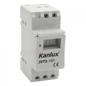  KANLUX Digital-Zeitschaltuhr für TH35 JVT3 JVT3-16AS