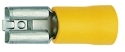 Flachsteckhülse verzinnt 750 4-6mm² / 6,3x0,8mm gelb