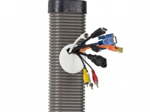 Fraenkische Rohrwerke Multimedia-Rohr-Set NW92x50 mm 3,0m (2x1,5m) grau