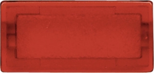 Merten Symbol 395900 rechteckig rot-transparent/neutral