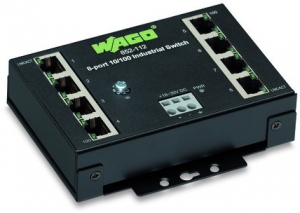 WAGO 8 Port Switch 852-112 100BASE-TX INDUSTR.ECO