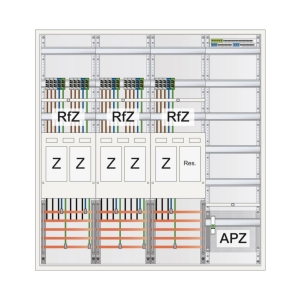 ABN Stromzählerschrank 5 eHZ Zählerplätze | Verteilerfeld mit APZ| 1100mm