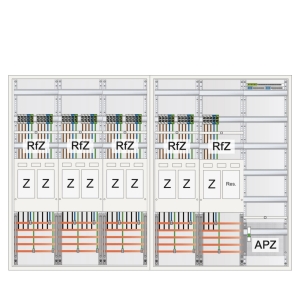 ABN Stromzählerschrank 9 eHZ Zählerplätze | Verteilerfeld mit APZ | 1100mm