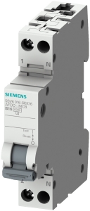 Siemens Brandschutzschalter-LS-Kombi Typ B 16A 2-polig 1TE 5SV6016-6KK16