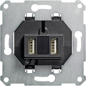 Gira Spannungsversorgung 235900 USB 2fach Einsatz (235900)