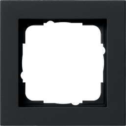 Gira Rahmen 021109 1fach E2 Schwarz matt