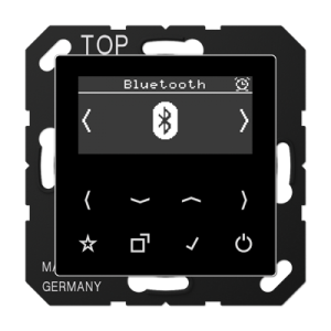 Jung  DABABTSW Smart Radio DAB+ Schwarz mit Bluetooth