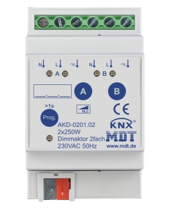 MDT Dimmaktor AKD-0201.02 2-fach mit Wirkleistungsmessung
