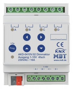 MDT Dimmaktor AKD-0410V.02 4-fach mit RGBW