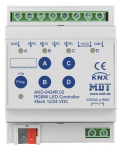 MDT LED - Controller AKD-0424V.02 4-Kanal/RGB 3/6A