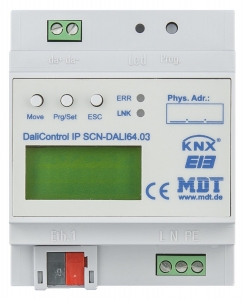 MDT DaliControl Gateway mit Webinterface SCN-DALI64.03 
