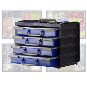 Profi – SystemKoffer, Befüllte Sortimenten Box für die professionelle Elektroinstallation