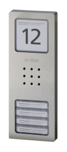 Siedle Audio-Türstation CA 850-4 E Comp Edelst. In-Home-Bus 4 WE