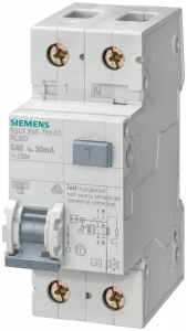 Siemens FI/LS-Schalter 1P+N B10A 30mA 5SU1356-6KK10