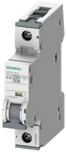 Siemens Leitungsschutzschalter 5SY4116-6 B16A 1polig 10kA