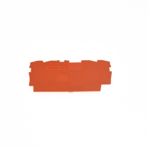 WAGO Abschlussplatte u. Zwischenplatte 2002-1492 für TOPJOB S orange