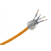 Elmat Netzwerkkabel| simplex |orange |Cat7A |1500MHz |Meterware