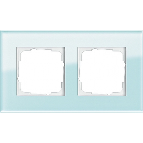 Gira Rahmen 021218 2fach Esprit Glas mint