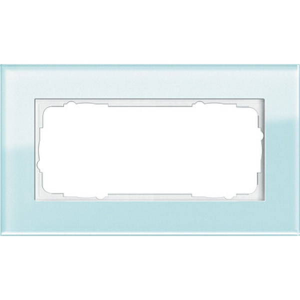 Gira Rahmen 100218 2fach Esprit Glas mint