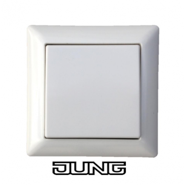 Jung Dimmer Set AS500 mit Eltako Tast Dimmschalter für LED, Glühlampen und ESL