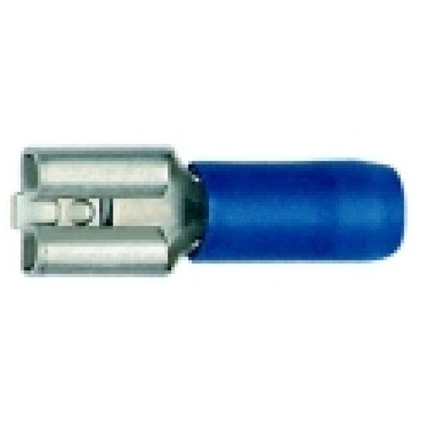 Flachsteckhülse verzinnt isoliert 8301A 1,5-2,5mm² / 2,8x0,8mm blau
