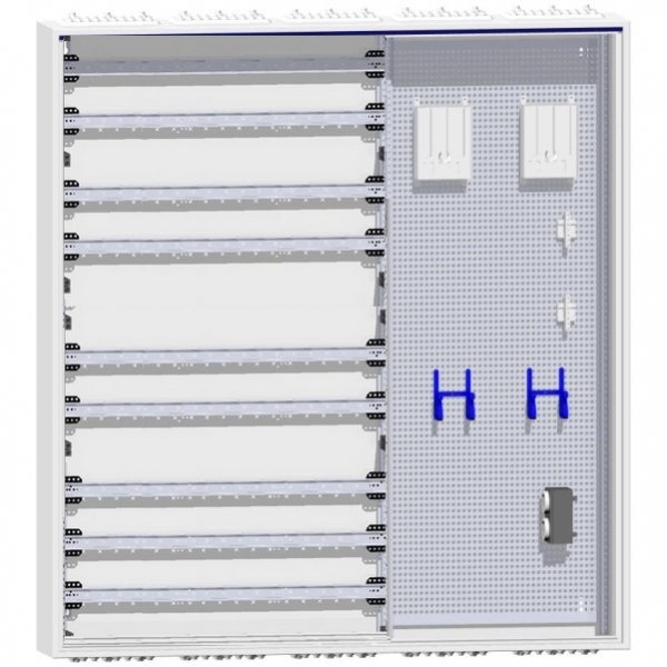 Hager  Hager Multimediaverteiler ZB55S mit 324PLE und doppeltem Multimedia