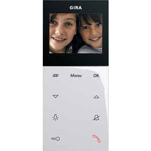 Gira 123903 Wohnungsstation Video AP Plus System 55 reinweiss