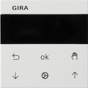 Gira Jalousie- und Schaltuhr 536603 Display System 55 reinweiss