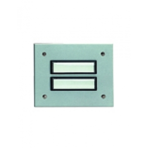 Grothe Aluminium-Etagenplatte ETA 802 EV1 silbereloxiert + Unterputz-Kasten UPK 802