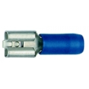 Flachsteckhülse verzinnt isoliert 8302 1,5-2,5qmm blau