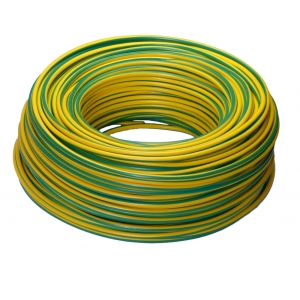 H07V-U 1x10 RG100m grün/gelb PVC-Aderleitung