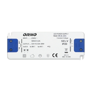 Orno LED Trafo OR-ZL-1651 12VDC 30W