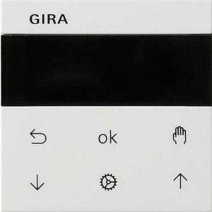GIRA Jalousie- und Schaltuhr 536627 Display System 55 reinweiss