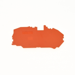 WAGO Abschlussplatte und Zwischenplatte 2016-7692 orange 1mm dick